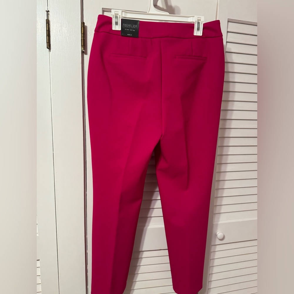 Rachel Zoe Fuchsia Straight Leg Pants - Picture 2 of 3
